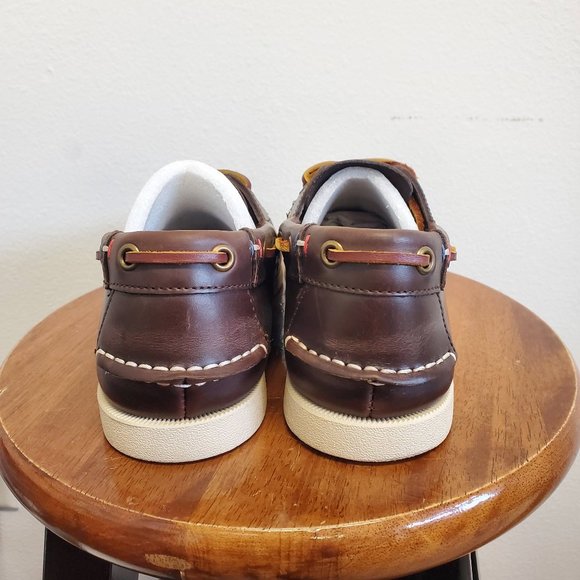 Tommy Hilfiger Mens Size 8M Bowman leather loafers shoe Dark Brown - Picture 3 of 10